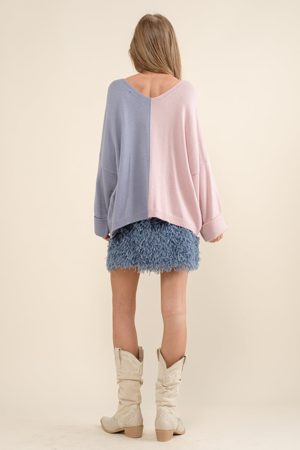 Paige Pastel V-Neck Sweater